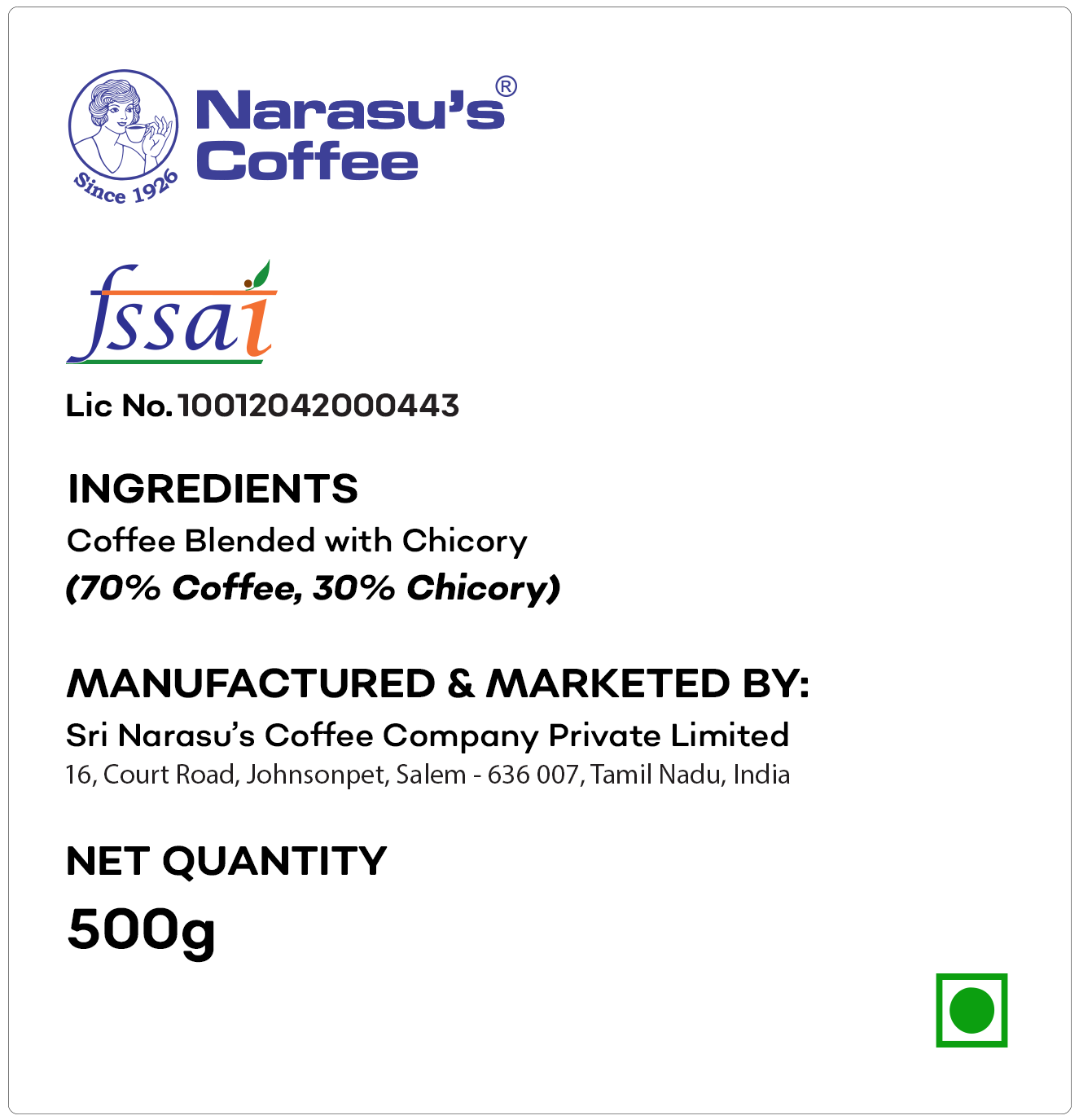 Anandham Filter Coffee